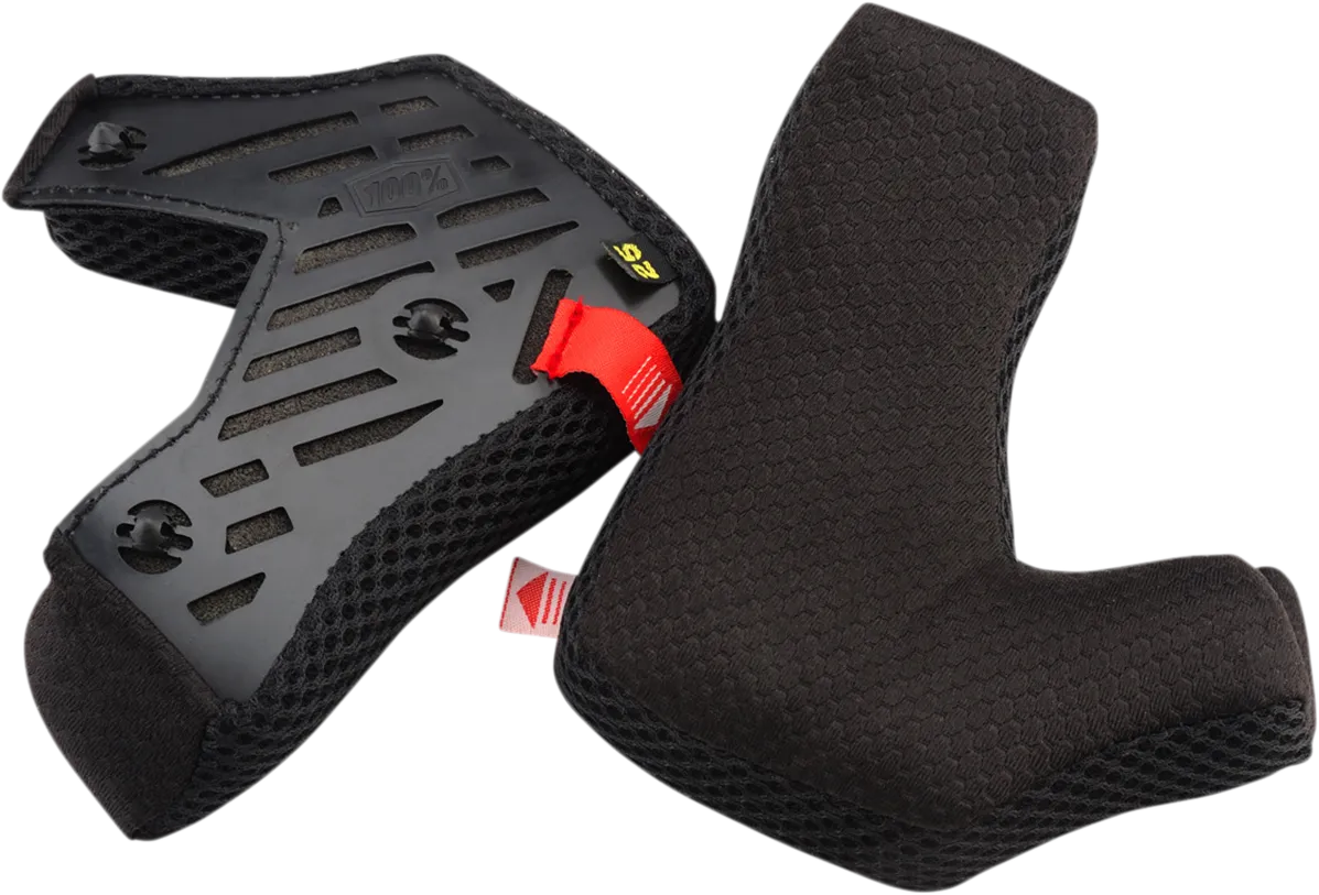 100% Aircraft 2 Cheek Pads - 20 mm 89014-00001