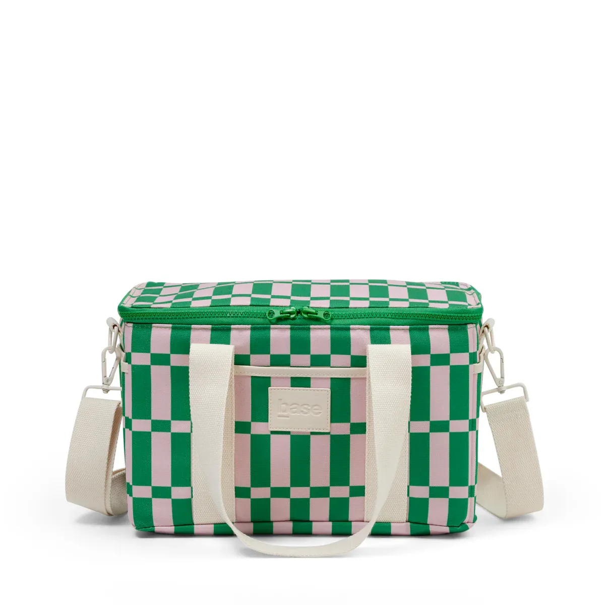 BASE - Midi Cool Base - Apple/Soft Pink Check