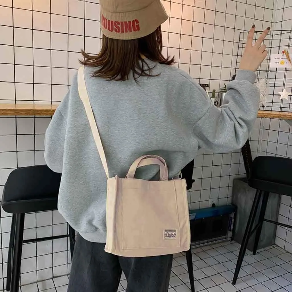 Beach Tote Bag Casual Canvas Messenger Bag Crossbody Handbags Shoulder For Girls Outdoor Shopping Travel W