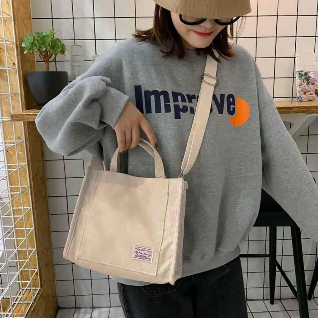 Beach Tote Bag Casual Canvas Messenger Bag Crossbody Handbags Shoulder For Girls Outdoor Shopping Travel W