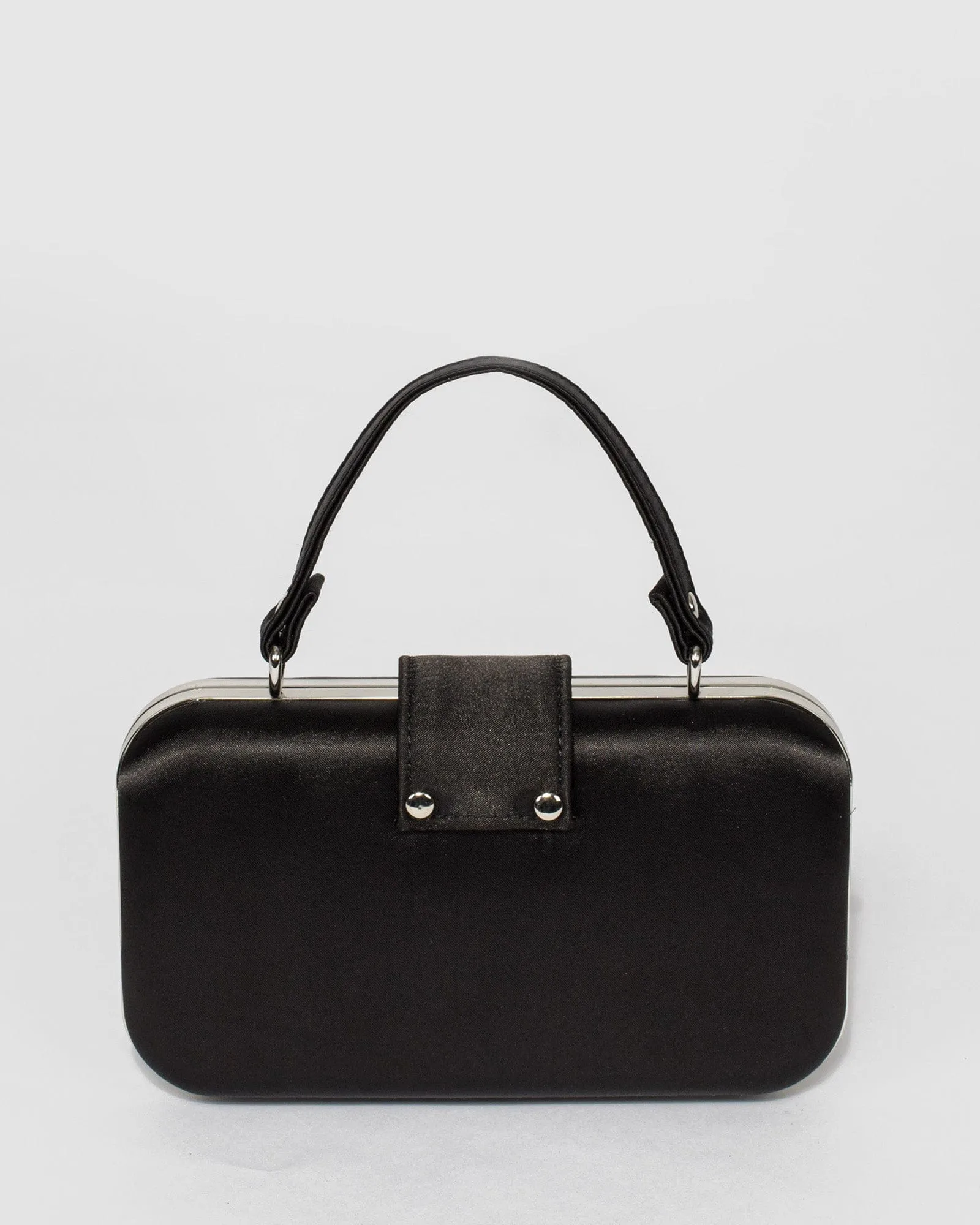 Black Penelope Hardcase Clutch Bag