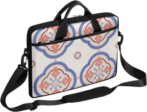 Bohemian Modern Decor Laptop Shoulder Bag Tablet Computer Notebook Sleeve Messenger Bags Carrying Case with Strap Briefcase Tote for 14 15 in Laptops