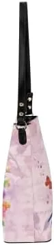 Boho Bags for Women Leather Handbag Shoulder Bucket Crossbody Purse