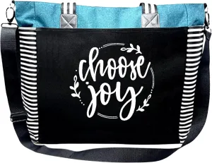 Brooke & Jess Designs Church Bags for Women - Bible Tote Bags for Women, Large Tote Bag for Womens with Zipper