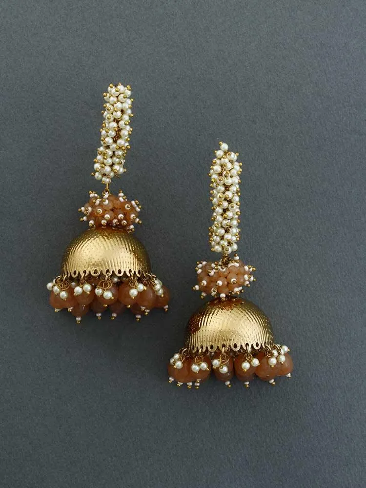 Brown Jivansh Jhumkis