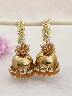 Brown Jivansh Jhumkis