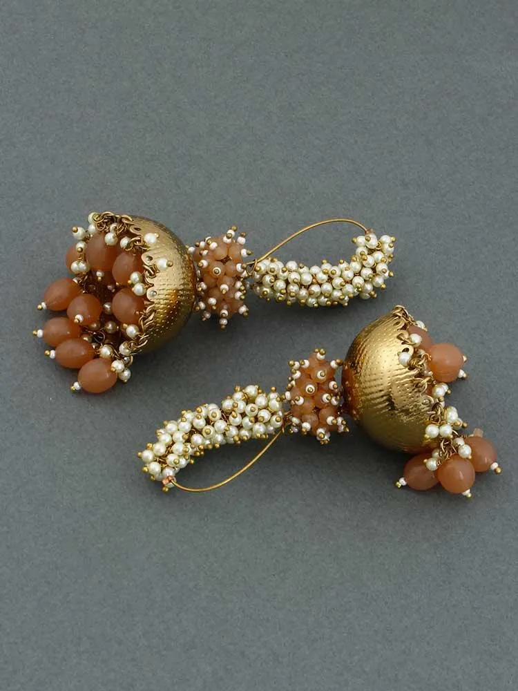 Brown Jivansh Jhumkis