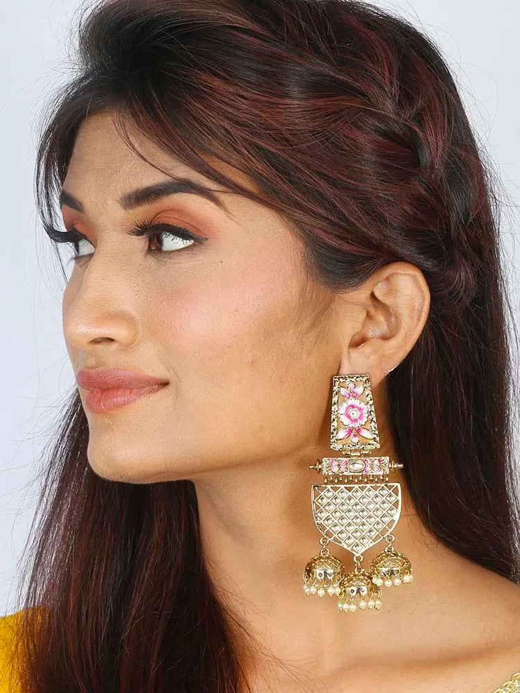 Brown Malika Jhumkis