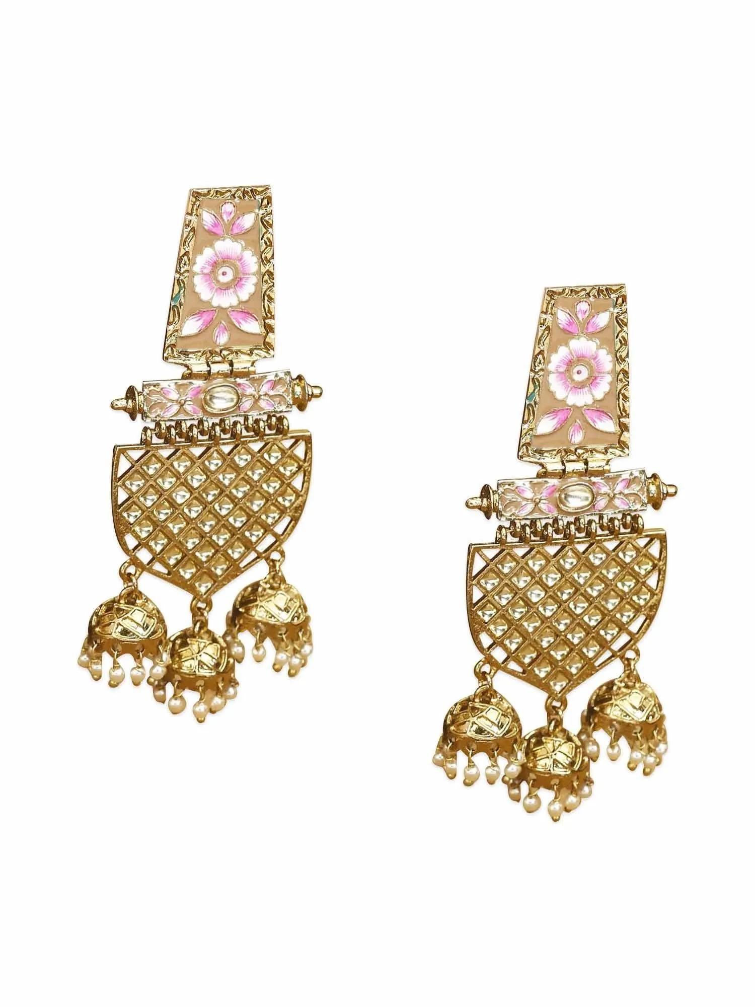 Brown Malika Jhumkis