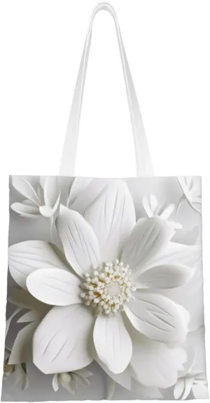 Canvas Tote Bag Aesthetic for Women Flower Shopping Bags Large Tote Shoulder Bag Reusable Grocery Bags Hobo Bags Casual Handbags Cute Cloth Bags Birthday Gifts