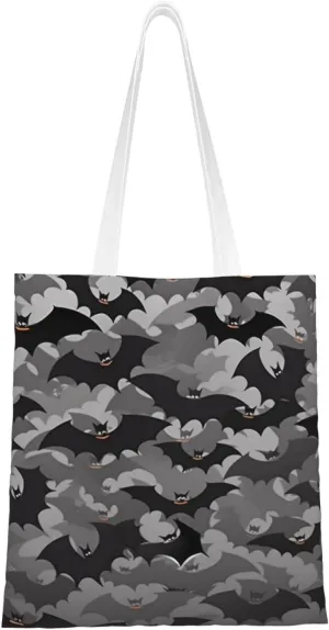 Canvas Tote Bag Aesthetic for Women Halloween Bats Grey Shopping Bags Large Tote Shoulder Bag Reusable Grocery Bags Hobo Bags Casual Handbags Cute Cloth Bags Birthday Gifts