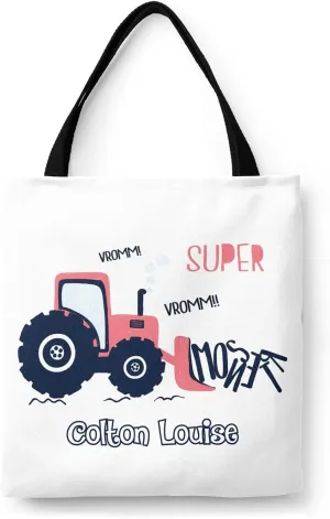 Cartoon Digger Women Casual Reusable Shoulder Bag Handbag Personalized Casual Tote Shopping Travel Beach Cloth Bag