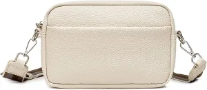 Casual Crossbody Bag for Womens Gifts, Classic Soft PU Leather Purses Satchel,Shoulder Bag with Zipper, Simple Messenger Bag
