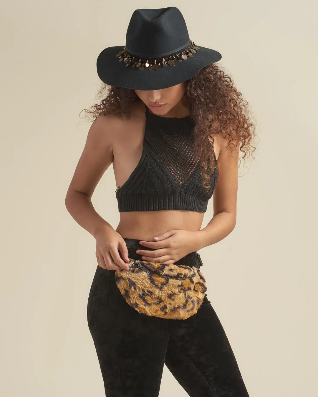 Cheetah ULTRA SOFT Faux Fur Fanny Pack