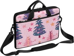 Christmas Tree Modern Laptop Shoulder Bag Tablet Computer Notebook Sleeve Messenger Bags Carrying Case with Strap Briefcase Tote for 14 15 in Laptops