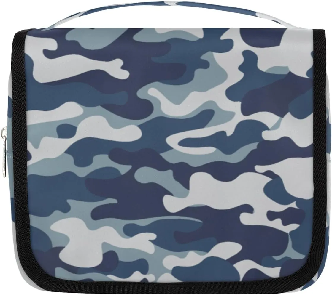 Classic Camouflage Hanging Toiletry Bags, Portable Makeup Cosmetic Bags, Large Capacity Travel Organizer Bag for Women Men Travel Accessories,Cosmetics,Toiletries