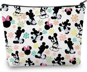 CMNIM Cartoon Mouse Makeup Cosmetic Bag Mouse Lover Gifts Bag for Women Friends Magic Mouse Travel Makeup Pouch Toiletry Case (Cartoon Mouse Makeup bag)