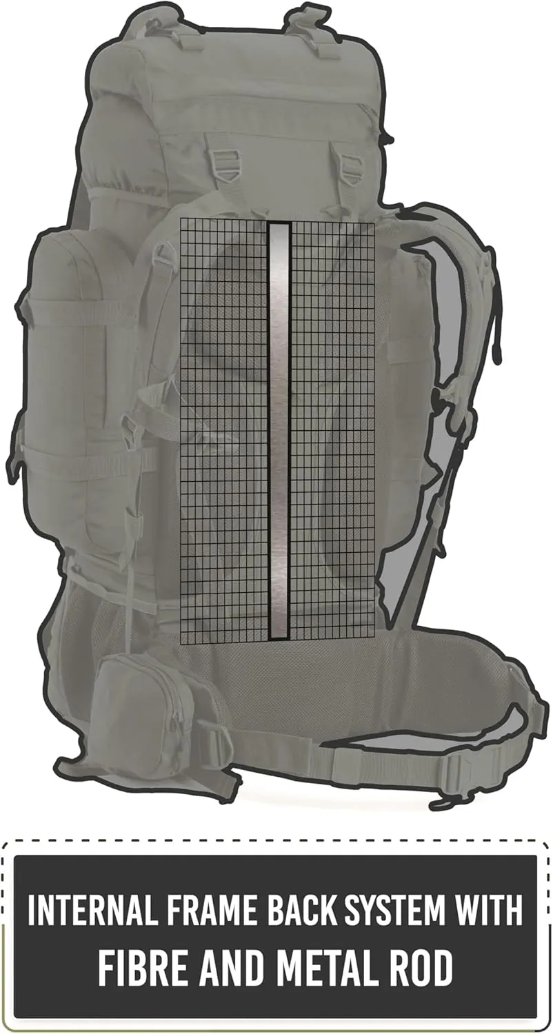 Colonel 95 Litres Rucksack   Detachable Day Pack