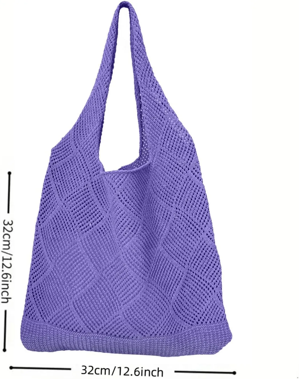 Crochet Tote Bag, Mesh Beach, Vacation Boho Tote Bag, Knit Summer Hobo Bags for Women
