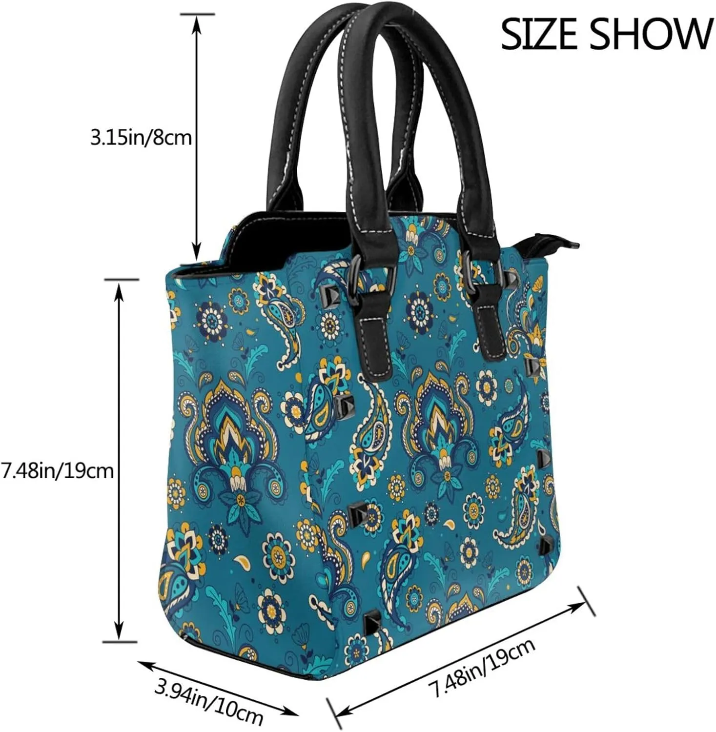 Crossbody Bags Studded Tote Bag Women's Shoulder Bags Purse Handbags for Women