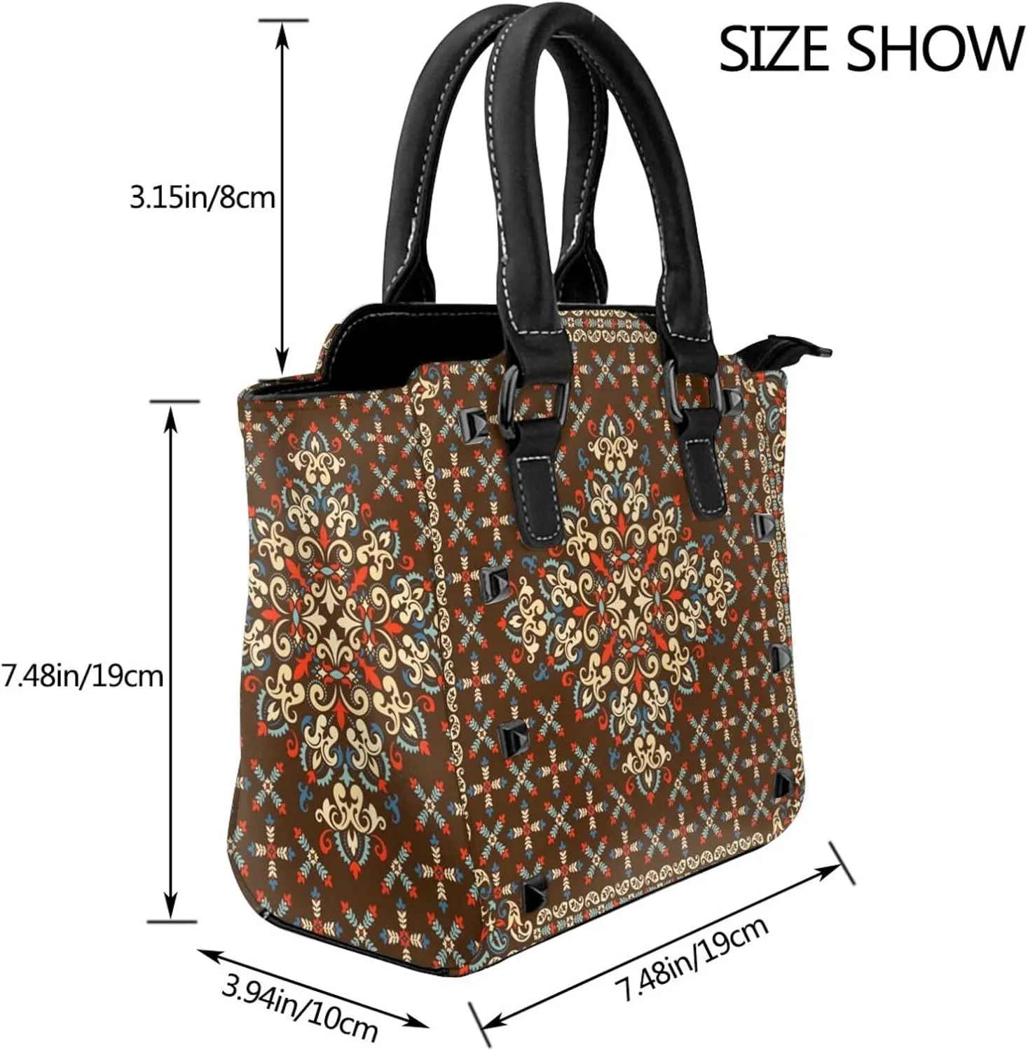 Crossbody Bags Studded Tote Bag Women's Shoulder Bags Purse Handbags for Women