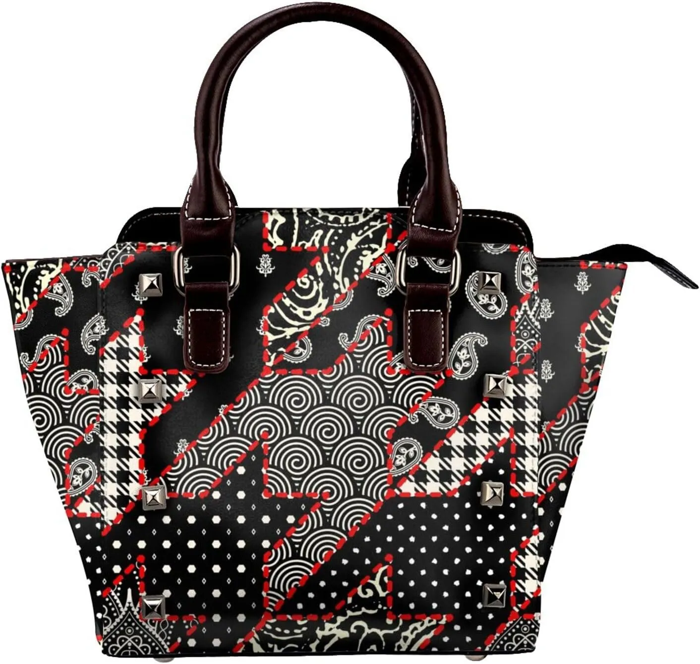 Crossbody Bags Studded Tote Bag Women's Shoulder Bags Purse Handbags for Women