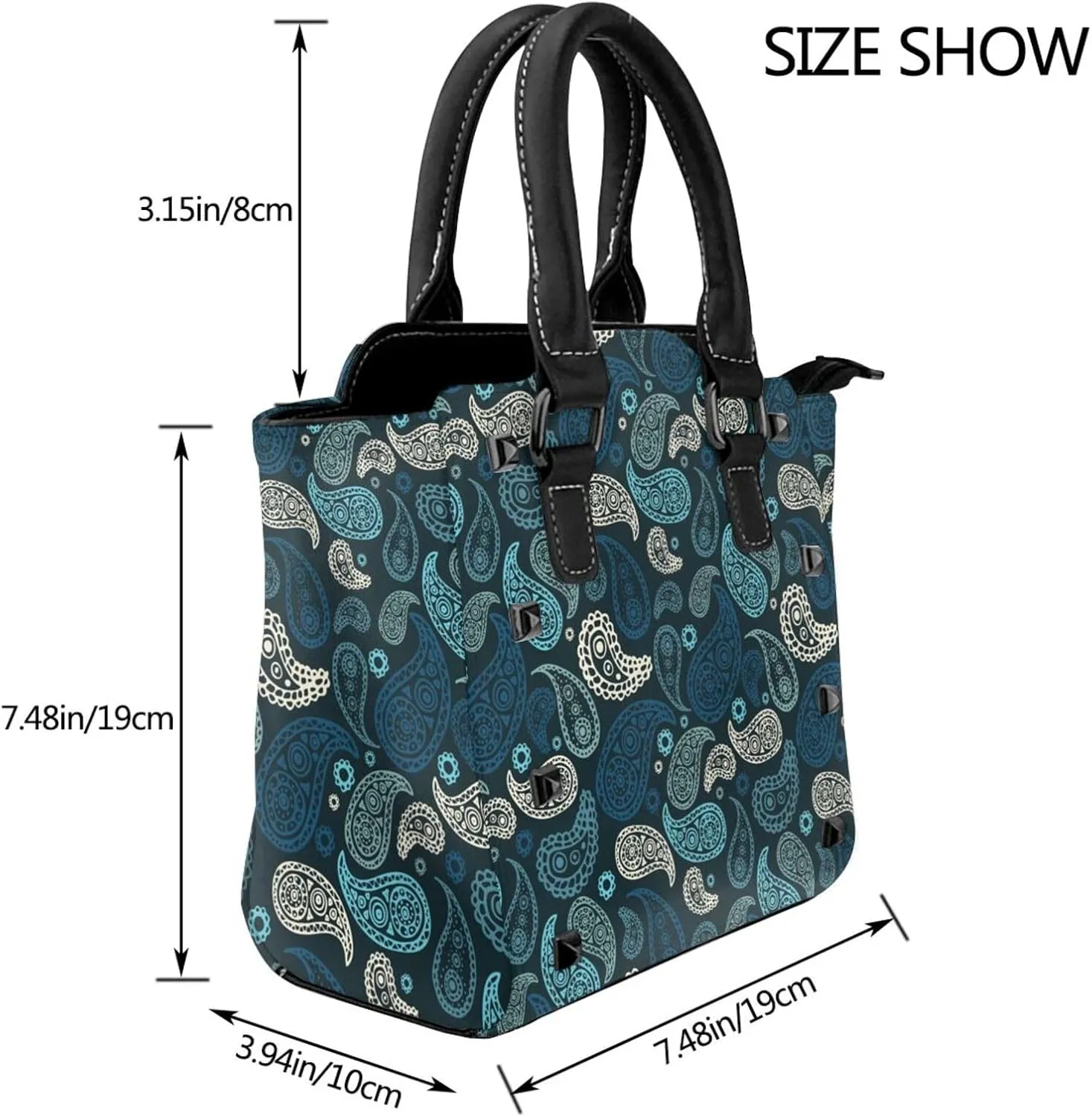 Crossbody Bags Studded Tote Bag Women's Shoulder Bags Purse Handbags for Women