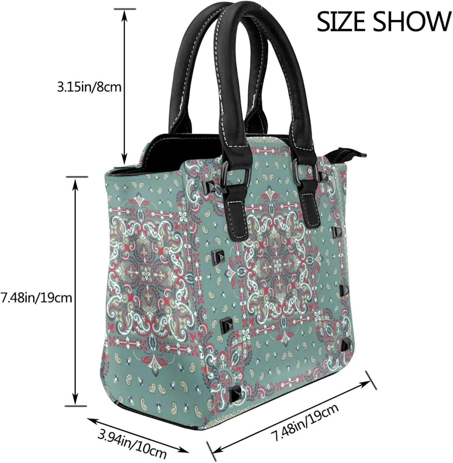 Crossbody Bags Studded Tote Bag Women's Shoulder Bags Purse Handbags for Women