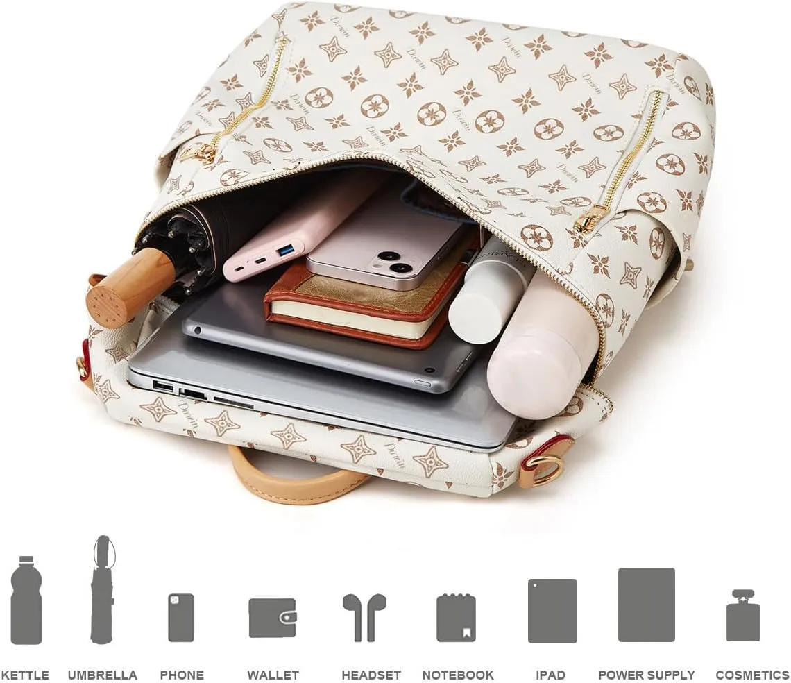 Darein Backpack Purse for Women Teacher Bag Womens Backpacks Leather Travel Backpack Fashion
