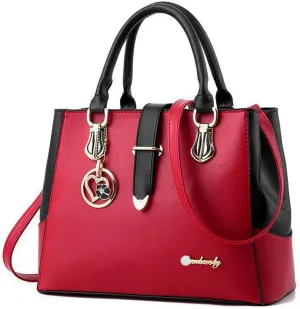 Dayfine Top Handle Handbags for Women PU Leather Satchel Handbag Tote Purse Shoulder Bags Crossbody Bag Briefcase Modern Lady