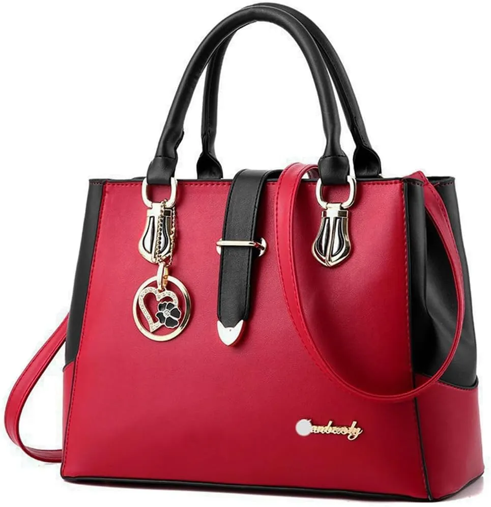 Dayfine Top Handle Handbags for Women PU Leather Satchel Handbag Tote Purse Shoulder Bags Crossbody Bag Briefcase Modern Lady