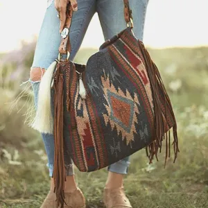 deanwangkt  Woman Bags  Trend Luxury Female Handbag Hand Made Grassland Canvas Sac Linen One Shoulder Bohemian Style Crossbody Bags