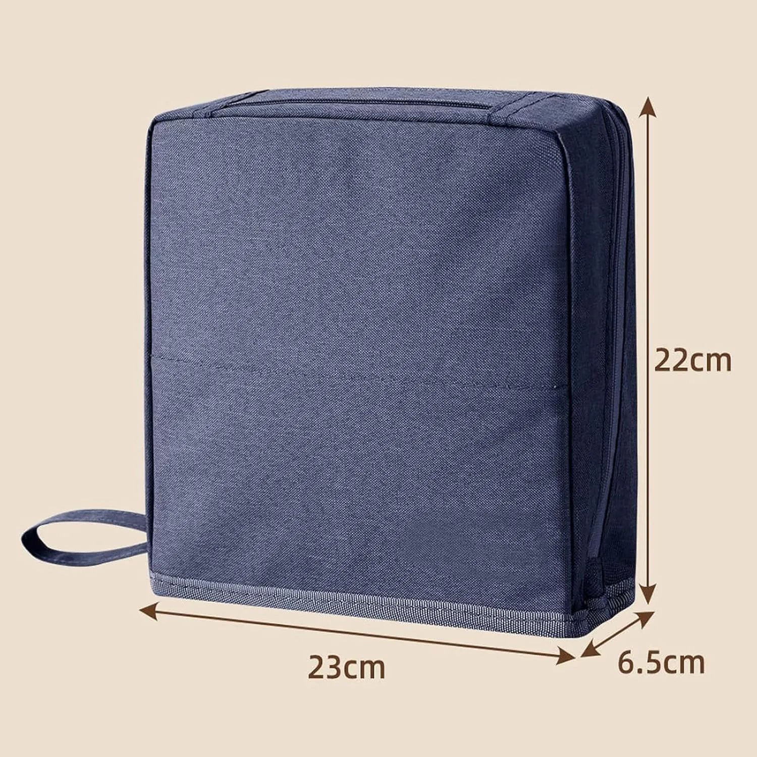 Doresty Makeup Bag, Standing Makeup Bag  Portable, Large Capacity, Waterproof Multi-Purpose Large Capacity Oxford Cloth Cosmetic Toiletry Bags, Stationery Organizer with Compartments (Black)