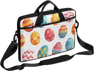 Easter Spring Modern Laptop Shoulder Bag Tablet Computer Notebook Sleeve Messenger Bags Carrying Case with Strap Briefcase Tote for 14 15 in Laptops