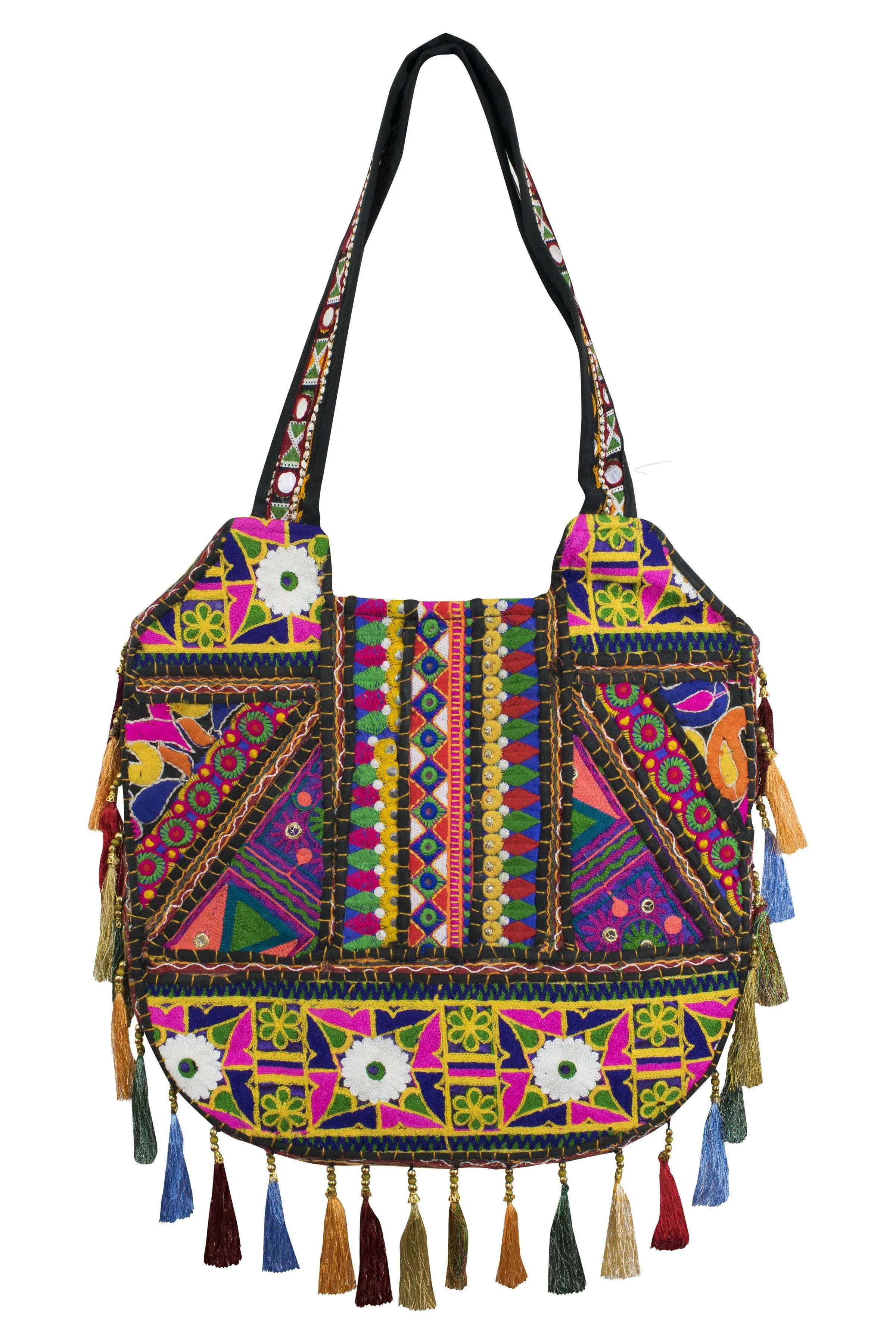 Ethnic Indian style Embroidered Bag Shoulder Strap