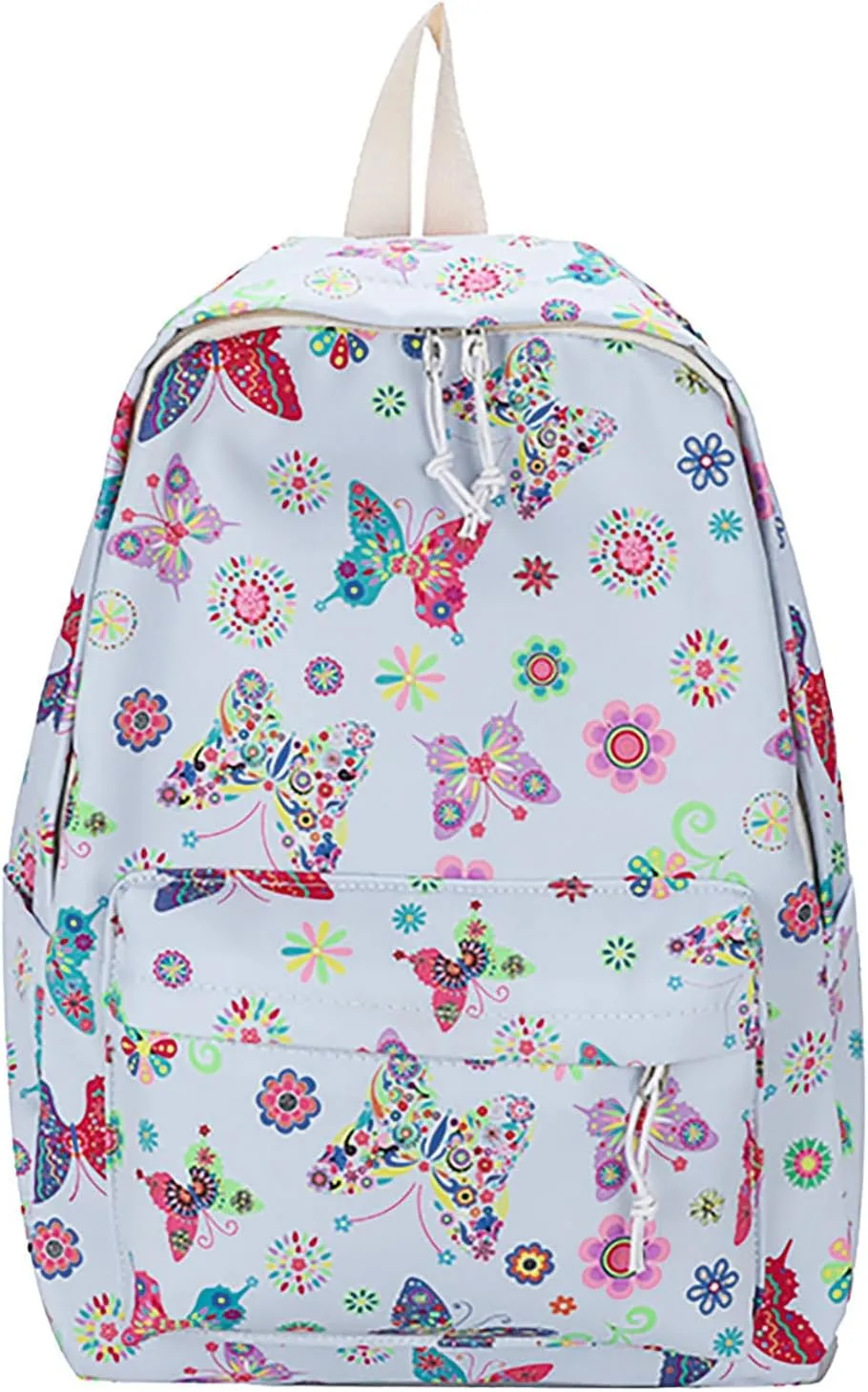 Fashion Cloth Canvas Backpack for Women Soft Rucksack Ladies Shoulder Bags Medium Antitheft Backpack for Women(Blue)