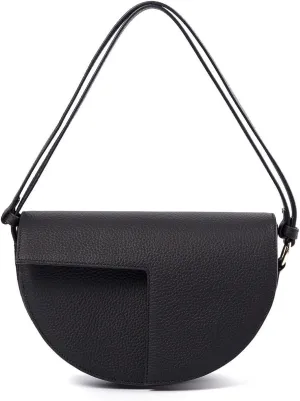 Fashion Waterproof Leather Shoulder Bags, Classic lightweight Saddle Bag Purses,Designer Underarm Bag for Women