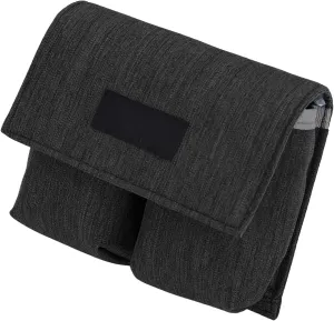 FOSA Drone Battery Bag, Portable Wateproof Nylon Camera Battery Case 2 Pockets for Outdoor (Black)