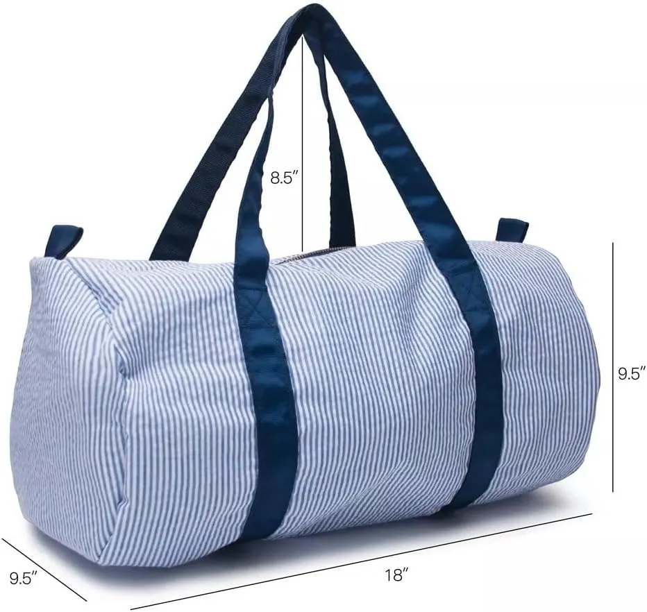 gorm Personalized Embroidered Kids Duffel Bag, Toddler Diaper Bag, Child Gifts, Overnight Bag, Dance Bag,Custom Name Backpack, Embroidered Backpack Adult (BLUE,46x24cm)