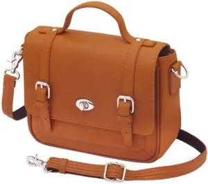 Gun Tote'n Mamas Classic School Girl Crossbody Satchel-Saddle