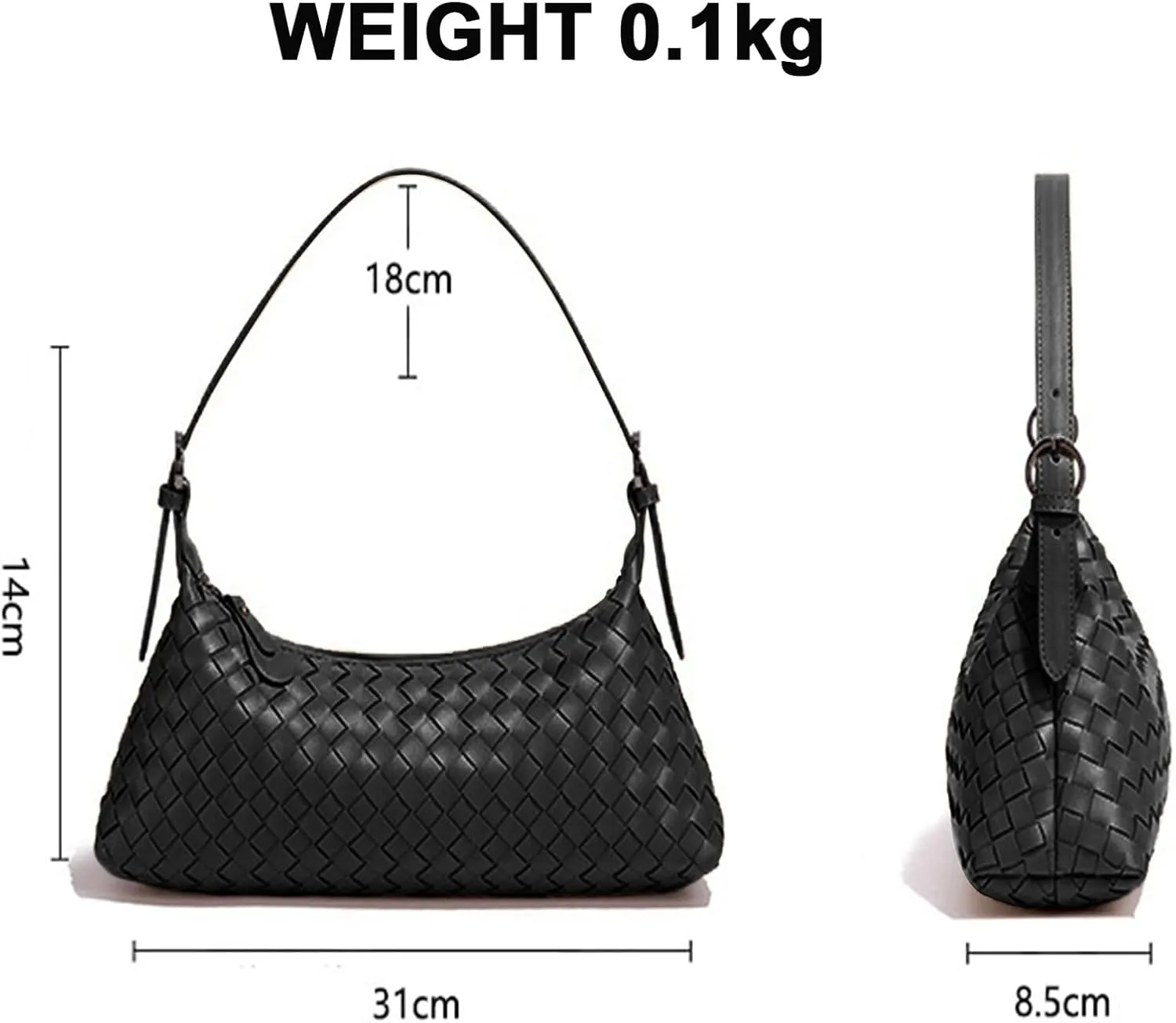 Handbags Shoulder Bags for Women Small Bags Women's Woven Tote Bag Crossbody Handbag Travel Hand Bag Purse Hobo