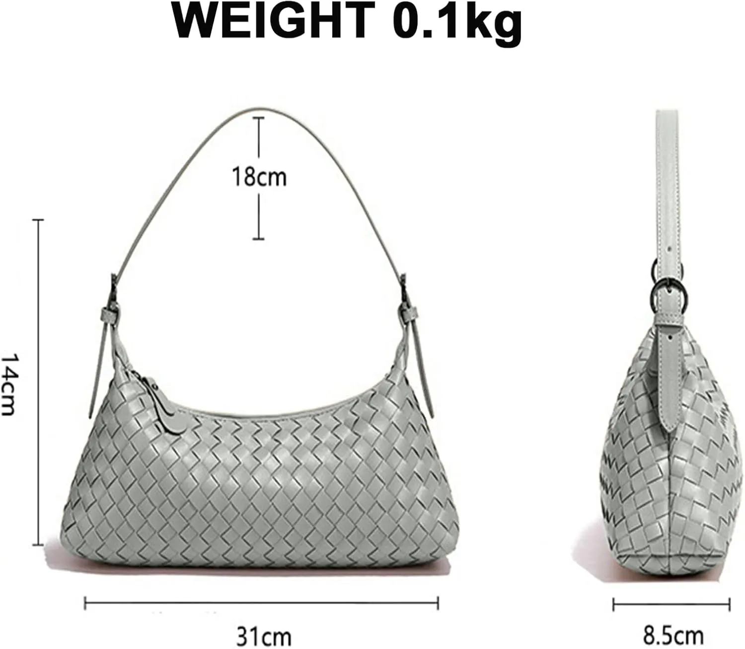 Handbags Shoulder Bags for Women Small Bags Women's Woven Tote Bag Crossbody Handbag Travel Hand Bag Purse Hobo