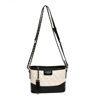 Hobo Bag For Women, Color-Block Wide Shoulder Strap Crossbody and Single Shoulder Bag,Functional Design