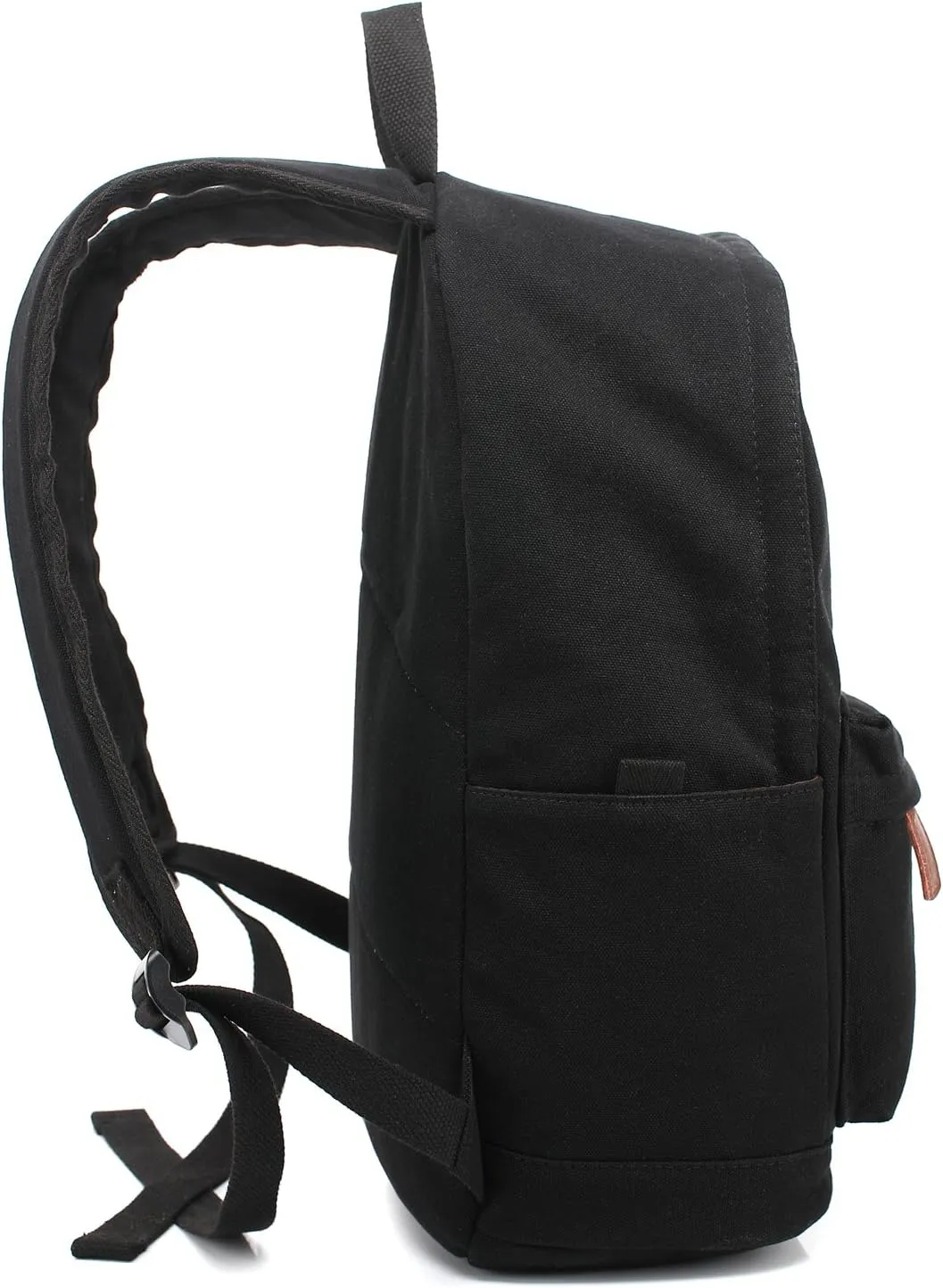 kayond Casual Style Lightweight canvas Laptop Bag/Durable Travel backpacks/Rucksack for Men&Women/Fashion Backpack Fits 15 inch Notebook (Black)
