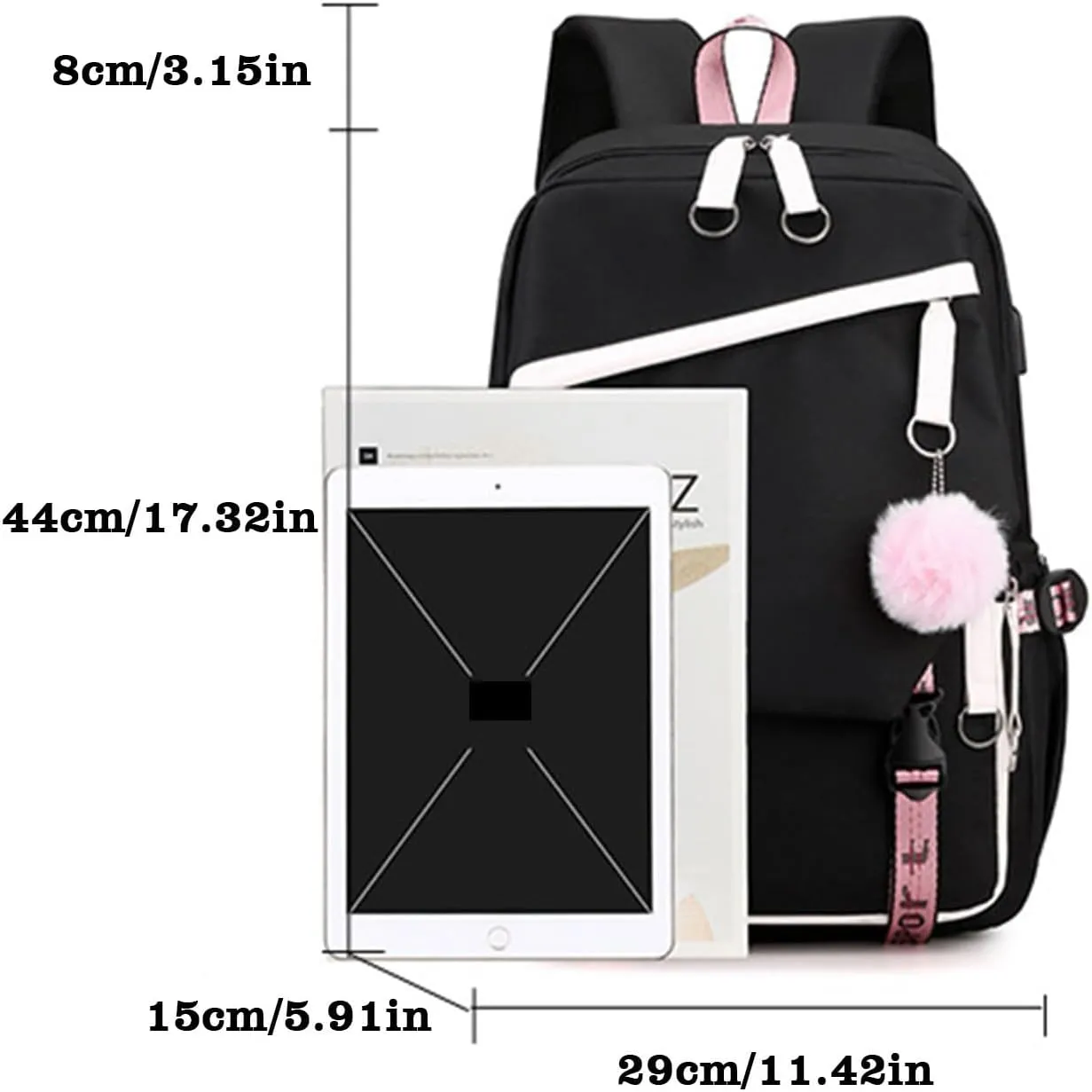 Ladies Multipurpose Design Handbag Comfortable Practical Layered Backpacks Anti Theft Crossbody Bags for Women(Purple)