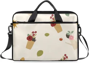 Laptop Shoulder Bag Autumn Modern Design Tablet Computer Notebook Sleeve Messenger Bags Carrying Case with Strap Briefcase Tote for 14 15 in Laptops