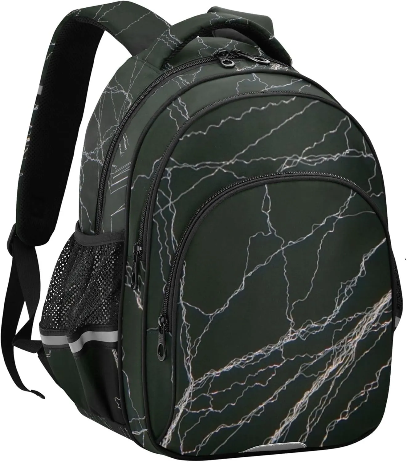 Large Casual Daypack for Men Women - Hanging Spider Web Lightweight Travel Laptop Backpack Shoulder Bag Hiking Backpacks