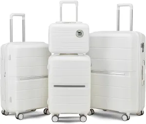 Luggage Sets 4 Piece (14"/20"/24"/28") PP Lightweight & Durable Expandable suitcase