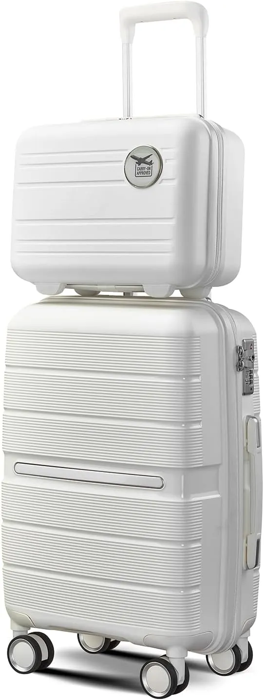 Luggage Sets 4 Piece (14"/20"/24"/28") PP Lightweight & Durable Expandable suitcase