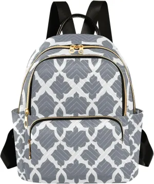 Mini Backpack for Women Plaid Pattern Small Purse Daypacks Stylish Bags Lightweight Travel Backpacks for College Shopping Work Dating